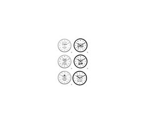 JJA Pendule Plastique Citation 22CM Couleurs Assorties