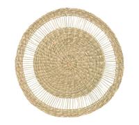 JJA Set DE Table Rond Osier Roseau TRESSÉ 38CM Nature