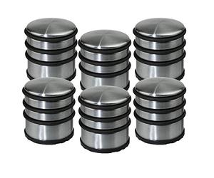 JJA Stop Porte Sol - Lot de 6 Stop-Portes - en Acier Inoxydable- Solide & Pratique (INOX)
