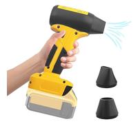 JJFX Ventilateur turbo compressé pour batterie Dewalt 18 V XR, ventilateur à 4 vitesses max 130 000 tr/min sans fil haute vitesse pour nettoyeur d'air, nettoyage de clavier, séchage, souffleur de