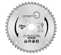 jjw-germany HM/HW Lame de scie circulaire 216 x 30 avec 48 dents denture négative pour le bois pour Metabo KGS 216 M