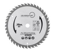 jjw-germany HW/HM Lame de scie circulair 140 x 2,6 x 12,7 avec 42 dents alternèe pour AEG Holz Her Derby Mosquito Peugeot et autre