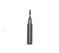 jjw-germany VHM Fraise à rainurer hélicoïdale Z = 2 pour défonceuse manuelle avec tige en acier 8,0 mm (D= 1,5 mm NL 5,0 mm GL 52)