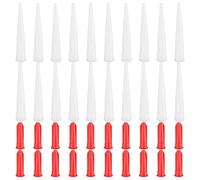 JJWUYUE Ensemble de 40 Embouts de Cartouche, inclut 20 Buses de Cartouche et 20 Bouchons en Silicone Remplaçables, Bouchons d'Étanchéité, Embouts de Cartouche, Buses en Silicone Scellement. cy-2314