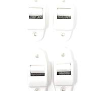 jkhandel Lot de 4 guides de sangle pour sangle de volet roulant jusqu'à 14 mm de largeur, espacement 40 mm