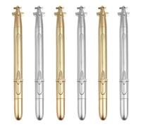 JKJF Lot de 6 stylos à encre gel pour sous-marin, sous-marin, bateau de mer, stylos à encre gel, pour l'école, le bureau, la papeterie - 0,7 mm - Noir