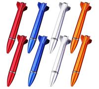 JKJF Lot de 8 stylos à encre gel fusée 1 mm Noir