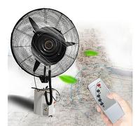 JKJZSALJ Ventilateur Brumisateur Mural avec Télécommande, 3 Vitesses Et Oscillation À 120° pour Le Refroidissement Commercial Extérieur, Fs 65, Fs 65