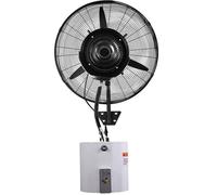 JKJZSALJ Ventilateur Mural avec Télécommande, Brumisateur D'Extérieur, 3 Vitesses, Oscillation À 90°, Étanche, 81 Cm / 31,9 Pouces