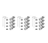 jklashfi 12 paquets de 4 mm à 4 mm en acier croix articulé cardan raccords de cardan modèle rotatif à faire soi-même accessoires d'arbre moteur