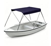 JLLEIZYZ Auvent Bimini Bateau avec Armature en Alliage D'aluminium, Matériel de Montage Inclus, pour Bateaux Pontons et Bowriders(110-130cm/43-51in)