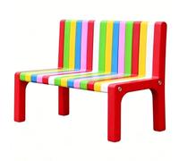 JLLEIZYZ Banc de Jardin Plastique avec Dossier, Banc Extérieur, Aucun Assemblage Requis, Deux Places Assises pour Salle De Jeux ou Terrasse(84x38x60cm/33x15x24in)