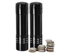 Jlobnyiun Coffre-fort de dérivation en forme de lampe de poche | Fausse boîte de rangement pour objets de valeur, argent, argent, bijoux, portable pour la maison, les voyages, l'hôtel