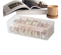 Jlobnyiun Organisateur de Cartes de Visite - Solution de Rangement de Bureau Claire, Affichage élégant de Cartes de Visite, Grand étui, boîte d'accessoires Professionnelle légère de 105 g | pour