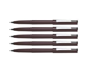 [JM20/A-N-5] PENTEL Lot de 5 Stylos Feutre JM 20 Plume Plastique Tracé Fin 0,...