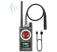 JMDHKK Protecteur de Vie privée Multifonction - Détecteur de caméras cachées, Détecteur de Traceurs GPS magnétiques et Scanner d’appareils d’écoute pour hôtels, Voitures et Bureaux (Gris)