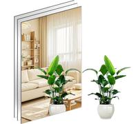 JMITHA Miroir Mural Adhésif Miroir Autocollant Miroir Adhesif Miroirs Muraux Adhésifs Acrylique 40 x 30 cm à Coller pour Salle de Bain, Entree, Porte, Armoire, Salon, Chambre