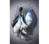 JNAOZI 3D Amateurs Sculpture Poster Métal Figurine Statue Toile Peinture Amour Embrasse Poster Abstrait Toile Photos, Affiche, Sans Cadre (Poster 07, 20 x 30 cm x 1 pièce)