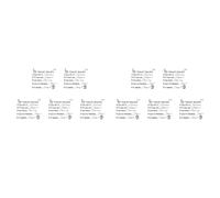 Jnchdghwa 10X Toilet RÈGles de la Salle de Amovible Sticker Mural Vinyle Art Stickers DIY Home Decor