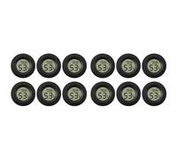 Jnchdghwa 12X Hygromètre Thermomètre Moniteur LCD Numérique Humidimètre Jauge Thermomètre et Hygromètre Électronique