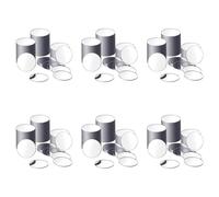 Jnchdghwa 150 Pièces Acryliques de Taille Mini Miroir Rond Adhésif Miroir Rond Artisanat Carreaux de Miroir pour L'Artisanat (4 Pouces de Diamètre)