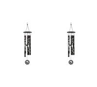 Jnchdghwa 2X Extra Pendentif Carillon à Vent Bagua Ornement Chinois Feng Shui Carillon à Vent Commémoratif Pendentif Carillon à Vent Porte-