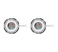 Jnchdghwa 2X Mouvement de Montre, Mouvement à Trois Mains Mouvement de Montre à Quartz, SL28 pour Accessoires de Réparation de Montre (Calendrier)