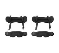 Jnchdghwa 2X Oreiller de Voyage, Oreiller Cervical pour Longs Vols, Sangle de Tête Surdimensionnée avec Masque pour les Yeux pour Dormir, Appui-Tête à 360°.