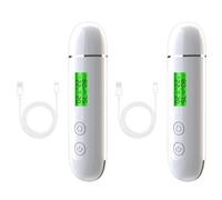 Jnchdghwa 2X Testeur D'Humidité de la Peau Testeur Intelligent D'Eau et D' ÉCran LCD HumidimèTre de la Peau Du DéTecteur D'Agent Fluorescent