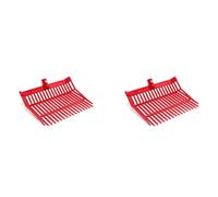 Jnchdghwa 2X Tête de Remplacement de Fourche à Fumier, Tête de Fourche, Râteau à Fumier de Cheval, pour Ramasser Le Fumier, Tête de Remplacement de Fourche en Plastique,A