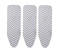 Jnchdghwa 3pièces 140x50cm RéUtilisable Plat Léger Résistant à la Chaleur Coton Planche à Repasser Couverture Feutre Pad MéNage Imprimé Grand Remplacer Extra ÉPais