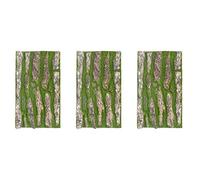 Jnchdghwa 3X Décoration D'écorce Artificielle Véritable écorce d'arbre de Pin Séché avec Mousse Artificielle pour L'Embellissement de Mur de Fête à de Festival de Bricolage