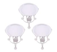Jnchdghwa 3X Fer Pot Pot Stand de Fleurs Stand de Plantes Stand Extérieur Intérieur Pot Titulaire