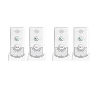 Jnchdghwa 4X Interphones Sans pour L'Appelant Bidirectionnel Vocal à Domicile Interphone Vocal Sans Ultra Longue Distance pour L'Appelant Âgé