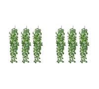 Jnchdghwa 6 Pièces de Vigne de Lierre Suspendues Artificielles 2,95 Pieds Plantes Suspendues Artificielles Murale pour Jardin Intérieur Extérieur
