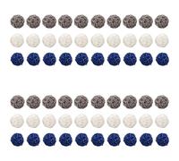 Jnchdghwa 60 Pièces Séries Boules de Rotin Boule Décorative Orbes Remplisseurs de Vase Décor de Table, pour Les Décorations de Boule de Vigne de Plafond