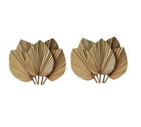 Jnchdghwa Décoration de Chambre en Feuilles de Palmier Séchées 10 Pièces - 45,7 cm H X 25,4 cm L Grand Décor de Feuilles de Palmier Naturel pour Un Beau Look Bohème