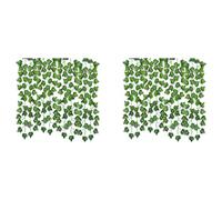 Jnchdghwa Lierre Artificiel - Lierre Artificiel à 12 Brins, Fausses Décorations de Guirlande de Lierre, Fausses Plantes, Fausse Vigne, Décoration de Vigne