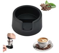 JNEYVIC Base de tampon à café, compatible avec Ninja ES601, station de tamping à expresso, en silicone, antidérapante, porte-filtre pour machine à café, accessoires d'extraction à expresso, noire