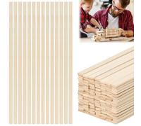 JNEYVIC Lot de 100 Bâtonnets de Barbe à Papa Bâtonnets de Bambou Bâtonnet en Bois Naturel de 30 cm pour Loisirs Créatifs Bâtonnet Artisanaux Baguettes de Bois pour le Bricolage