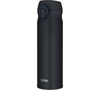 JNL-S500 BK-J Thermos Bouteille d'eau isotherme sous vide, tasse mobile, 500 ml, jade noir, facile à nettoyer et facile à nettoyer, type léger, ouverture par simple pression, bouteille en acier