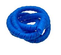 JNMING Manchon de Protection Flexible en Spirale for Tuyau d'arrosage, 10 mètres(Blue,ID 30mm)