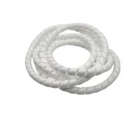 JNMING Manchon de Protection Flexible en Spirale for Tuyau d'arrosage, 10 mètres(White,ID 28mm)