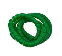 JNMING Tuyau Flexible hydraulique spiralé de 5 mètres (16,4 Pieds), Manchon de Protection for climatisation, câble enroulé(Green,ID 35mm)