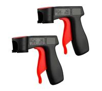 JNNJ 2 Pièces Voitures Poignée De Pistolet à Peinture avec Gâchette De Pistolet à Peinture, Universel Voitures Poignée Universelle pour Aérosol, Accessoires Automobile Universelles(Noir)
