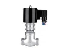 JNURGWLYH Électrovanne Haute température DN15-DN65 avec Piston AC220V 110V, électrovanne normalement fermée for Vapeur, Liquide et Eau(G-12v,DN40)