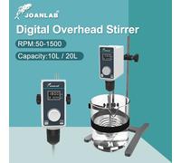 JOANLAB Agitateur Électrique Laboratoire Affichage Numérique Agitateur Aérien Mélangeur Équipement De Laboratoire 20L 1500rpm OS-10 Without Stand