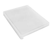 Jocca - Planche à découper en polyéthylène, Passe au lave-vaisselle, Épaisseur : 2,5 cm, 45 x 34 x 5 cm 1437, Blanc