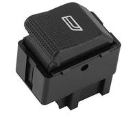 Jodriva Bouton interrupteur de fenêtre de voiture Interrupteur de vitre électrique passager pour avant droit, commande principale à bouton unique, pour 6X0959855B