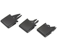 Jodriva Clip de ventilation de voiture Kit de réparation Clip sortie d'aération ca pour avant et arrière, pour Porsche, Macan, palette climatisation 2018 2019 2020 2021 2022(BLACK Model B)